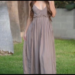 Fashion Nova Ancient Rome Dress in Mauve